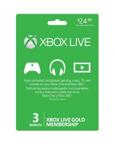 Xbox Xbox Live 3 Meses