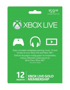 Xbox Xbox Live 12 Meses