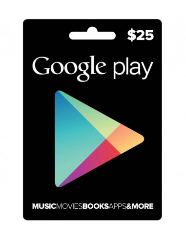 Gift Cards Google Play $25 USD